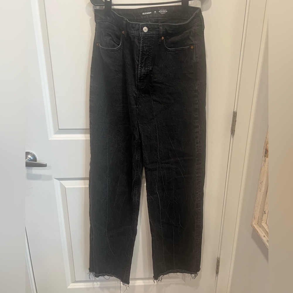 Old Navy Sky High Wide Leg Jeans - Size 10 L